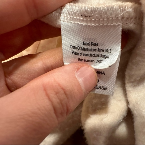 Mae Li Rose Boutique Heart Ivory Dress Sz 5/6 - Picture 6 of 8